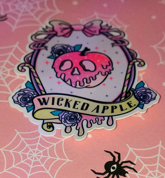 Wicked Apple Vinyl Sticker