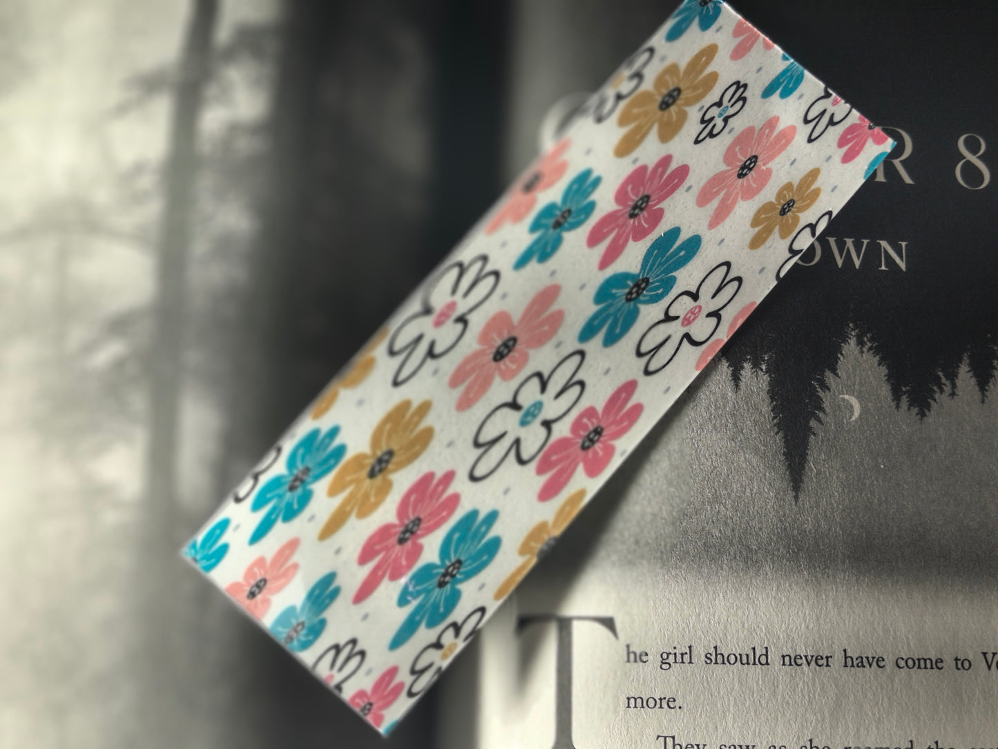 Whimsical Flower Bookmark